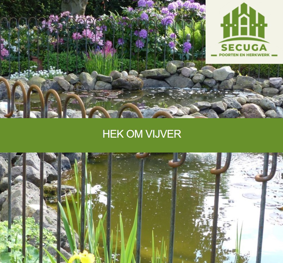 Hek om vijver