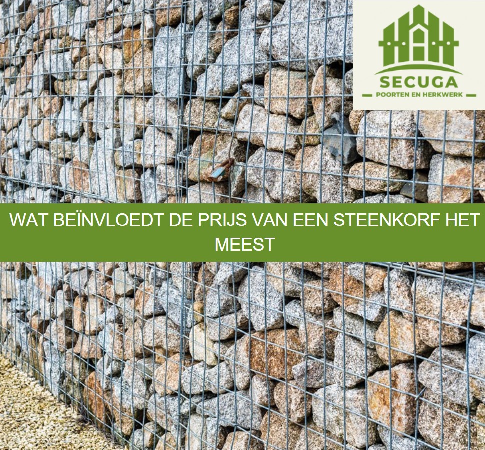 Wat beïnvloedt de prijs van een steenkorf het meest