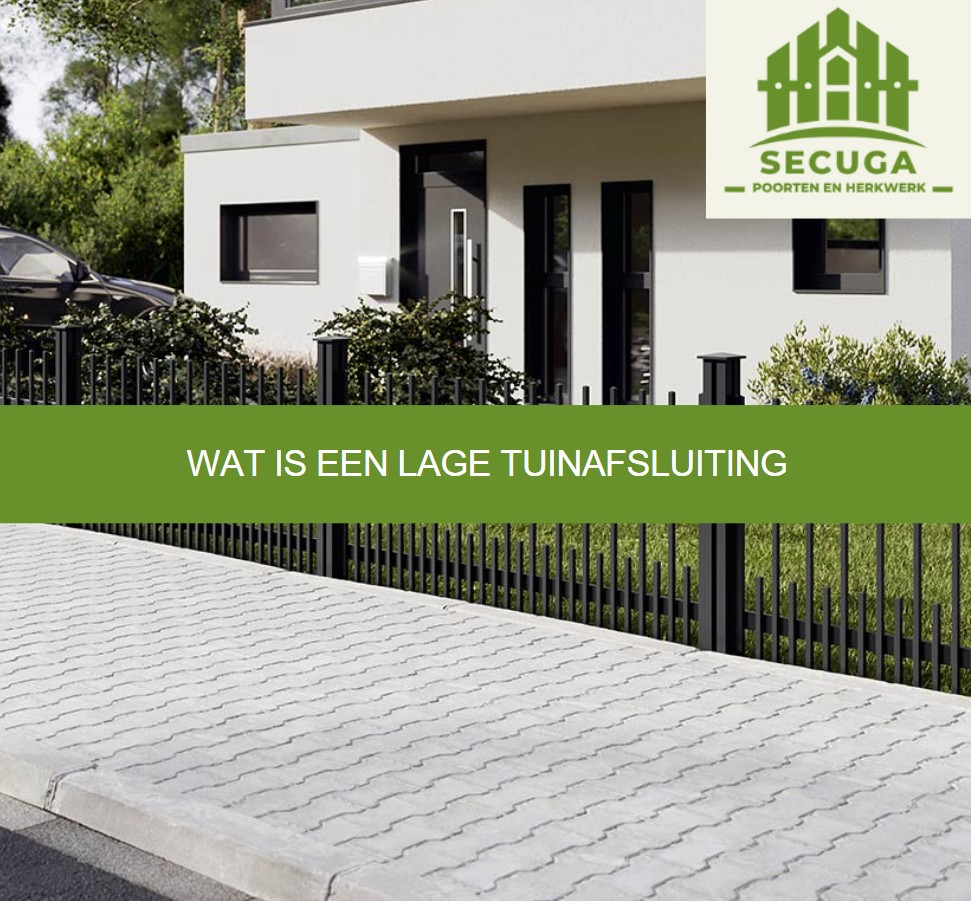 Wat is een lage tuinafsluiting
