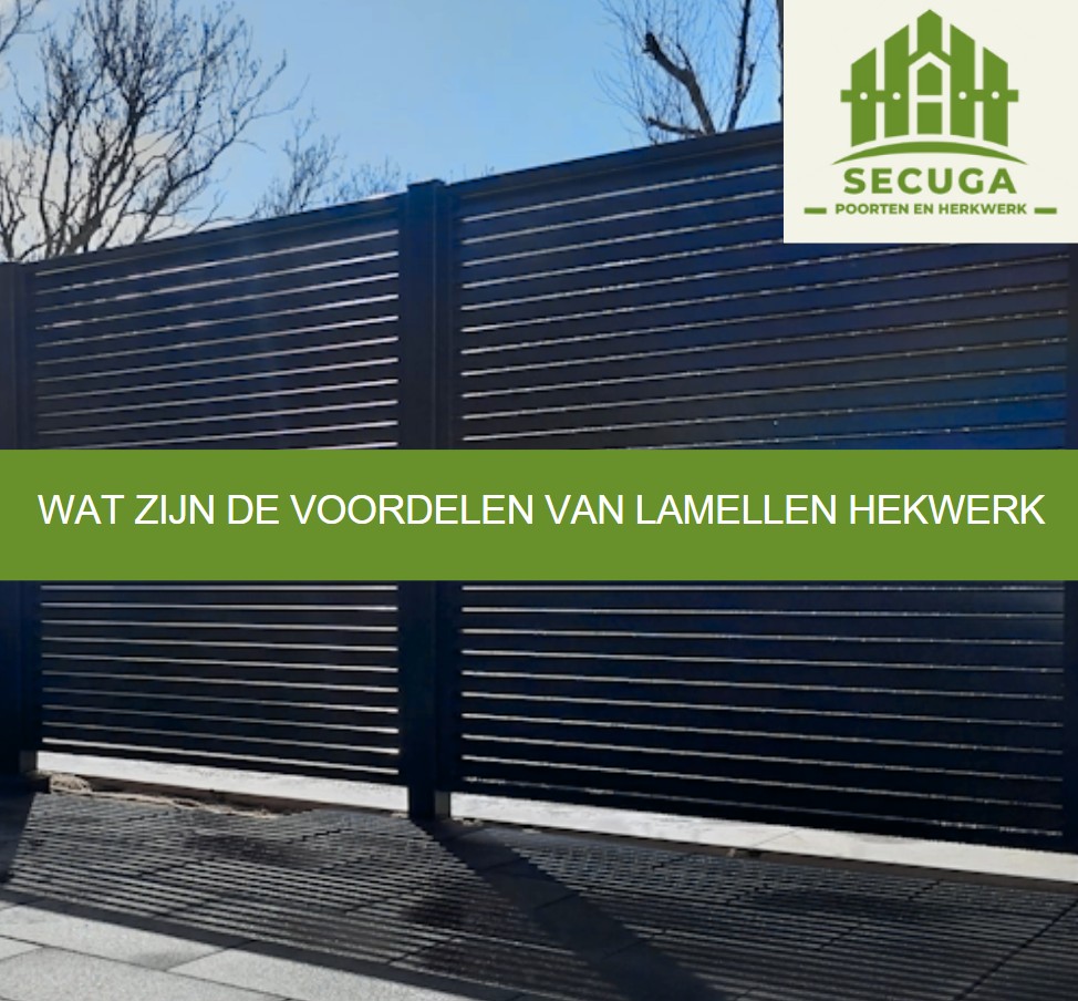 Wat zijn de voordelen van lamellen hekwerk