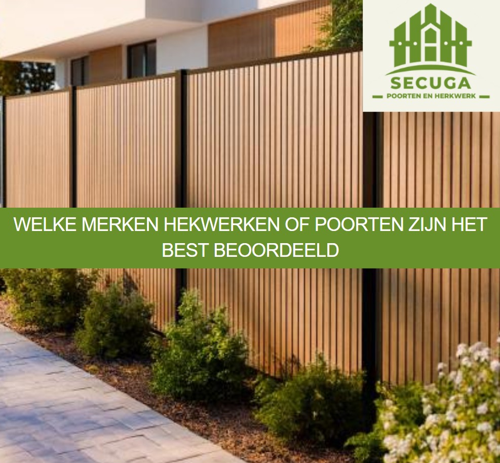 Welke merken hekwerken of poorten zijn het best beoordeeld