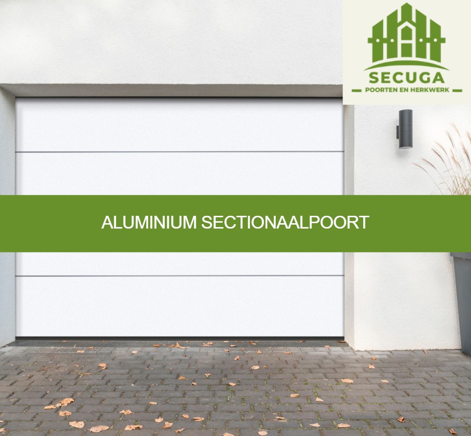 Aluminium sectionaalpoort